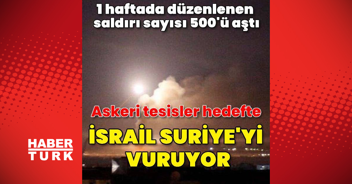 İsrail, Suriye’yi vuruyor