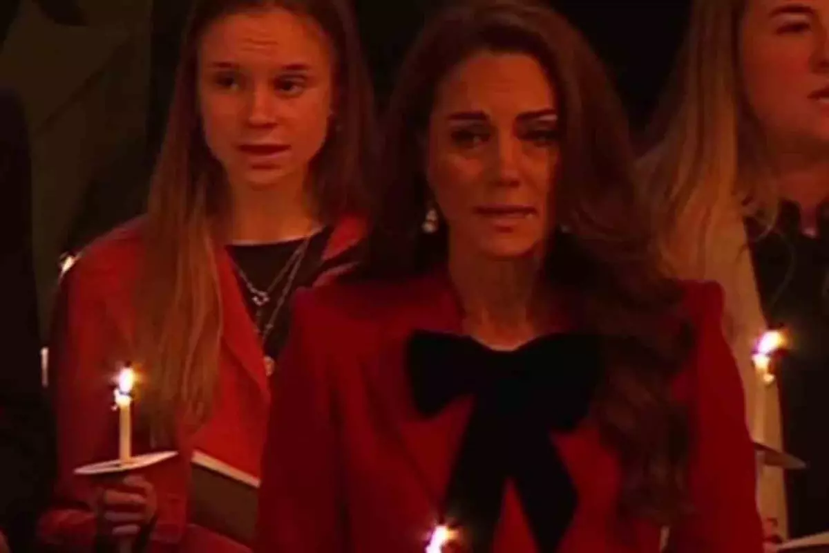 Kanser tedavisi gören Kate Middleton, Noel etkinliğinde duygusal anlar yaşadı