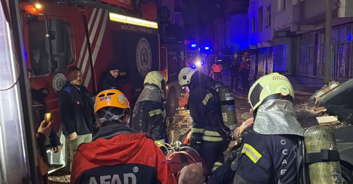 Kocaeli’de doğalgaz patlaması! 14 yaralı var